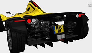 3D model superautomobila