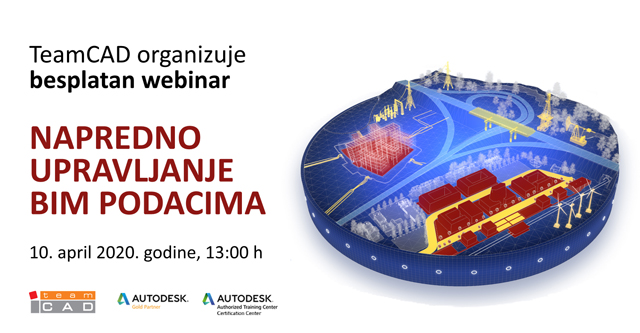 TeamCAD webinar Napredno upravljanje BIM podacima