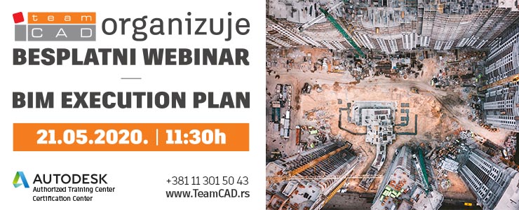 TeamCAD besplatan webinar - BIM Execution Plan