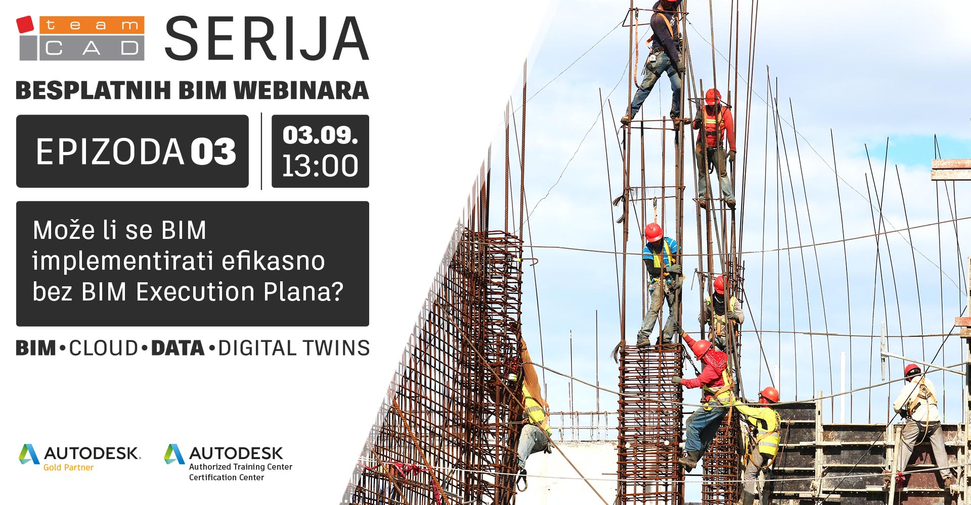 TeamCAD besplatni webinar - Može li se BIM implementirati efikasno bez BIM Execution Plana?