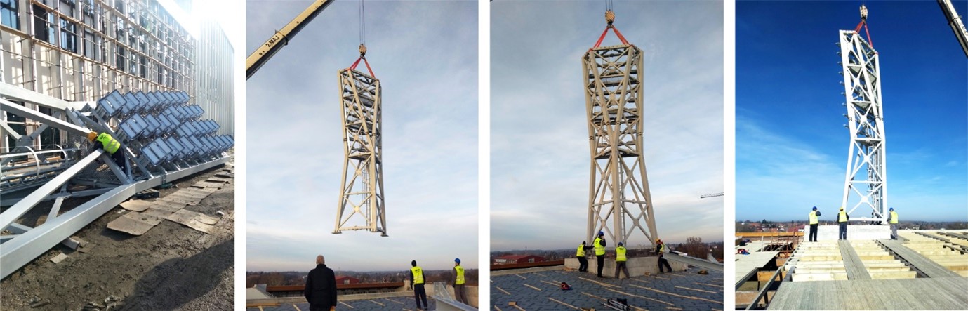 Reflektorski stubovi – saradnja Čelik doo i TeamCAD doo