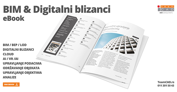 TeamCAD BIM i Digitalni blizanci eBook sada na srpskom jeziku