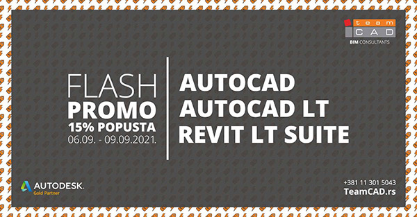 Flash promo - 15% popusta na AutoCAD