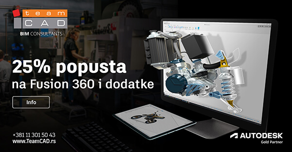 Fusion 360 promo - 25% popusta