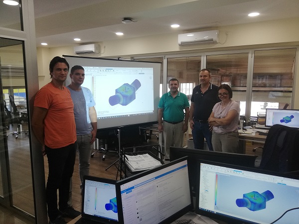 TeamCAD d.o.o. je organizovao obuku inženjera projektnog biroa kompanije Unipromet d.o.o. iz Čačka za korišćenje softvera za analizu Autodesk Inventor Nastran