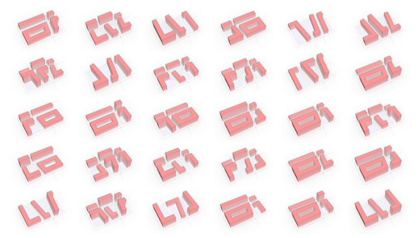 Generativni dizaj može da se koristi za kreitanje različitih struktura. Ovo pomaže planerima za procenu vrednosti zemljišta da odluče kako će najbolje razviti gradilište. Ljubaznošću kompanije STRABAG.